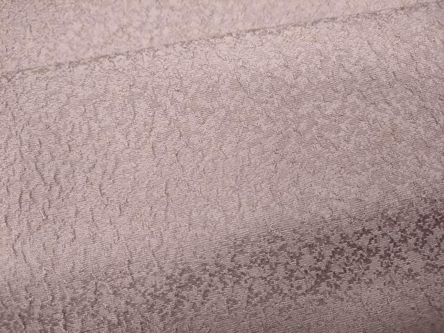 平和屋着物●上質な色無地 霞地紋 石竹色 正絹 逸品 CABA1684ut