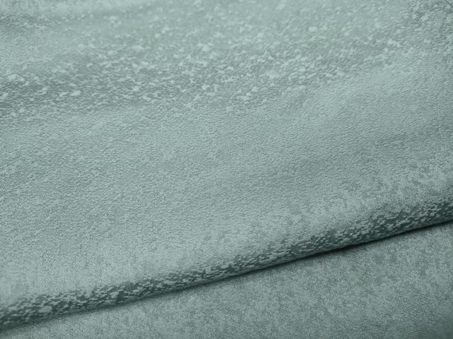 平和屋着物●上質な色無地　霞地紋　水色　正絹　逸品　CABA1685ut