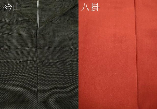 平和屋着物●本場大島紬　色紙重ね文　正絹　逸品　CABA1699ut