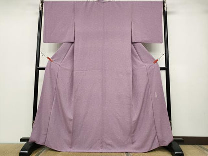 平和屋着物●江戸小紋 作家物 手彫型本染 南天文 小田急百貨店扱い 正絹 逸品 CABA1726ut