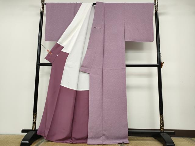 平和屋着物●江戸小紋 作家物 手彫型本染 南天文 小田急百貨店扱い 正絹 逸品 CABA1726ut