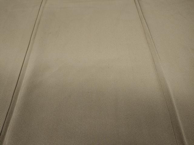平和屋着物●訪問着 江戸小紋 霞文 万筋 白茶色×樺茶色 正絹 逸品 CABA1729ut
