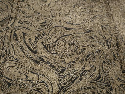 平和屋着物●訪問着　本場染大島紬　墨流し文様　正絹　逸品　CABA1730ut