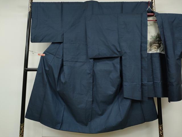 平和屋着物●男性 本場大島紬 アンサンブル 100亀甲 総詰め 正絹 逸品 CABA1738ut