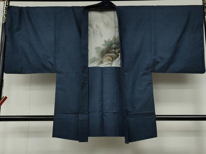 平和屋着物●男性 本場大島紬 アンサンブル 100亀甲 総詰め 正絹 逸品 CABA1738ut