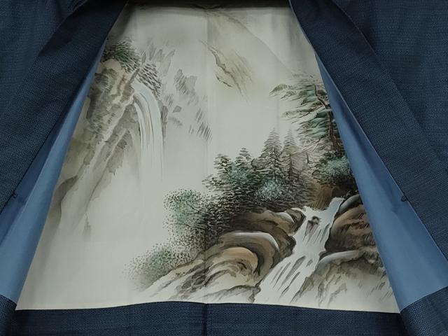 平和屋着物●男性 本場大島紬 アンサンブル 100亀甲 総詰め 正絹 逸品 CABA1738ut