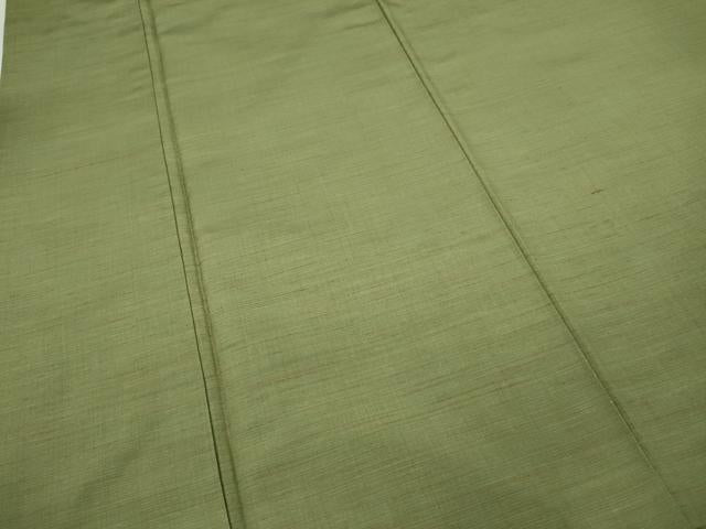 平和屋着物●上質な紬　横段霞文　正絹　逸品　CABA1754ut