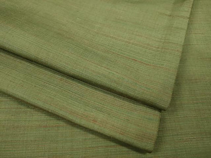 平和屋着物●上質な紬　横段霞文　正絹　逸品　CABA1754ut
