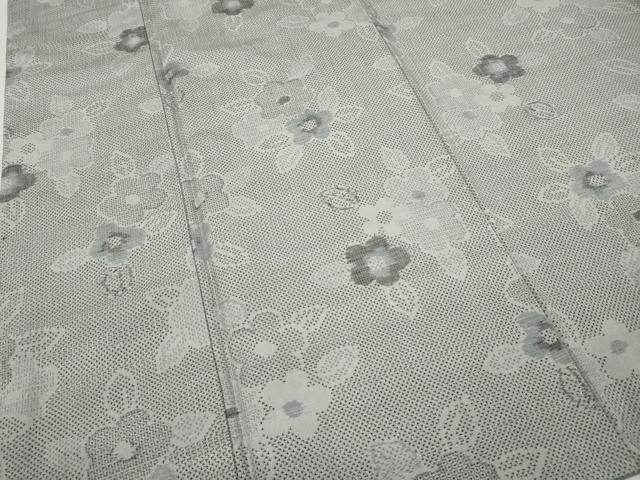 平和屋着物○結城紬 舞花文 正絹 逸品 CABA1774ut