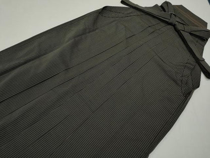 平和屋着物●男性 馬乗り袴 縞 正絹 逸品 CABA1793ut
