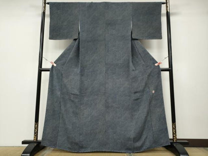 平和屋着物●江戸小紋　作家物　鮫小紋柄　正絹　逸品　CABA1799ut