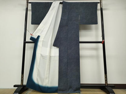 平和屋着物●江戸小紋　作家物　鮫小紋柄　正絹　逸品　CABA1799ut