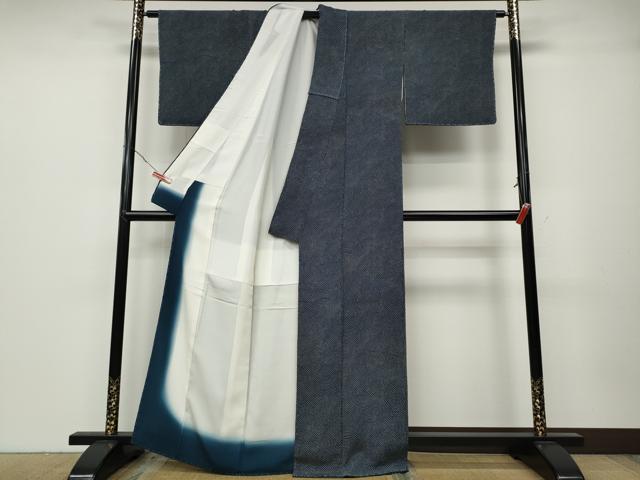 平和屋着物●江戸小紋　作家物　鮫小紋柄　正絹　逸品　CABA1799ut