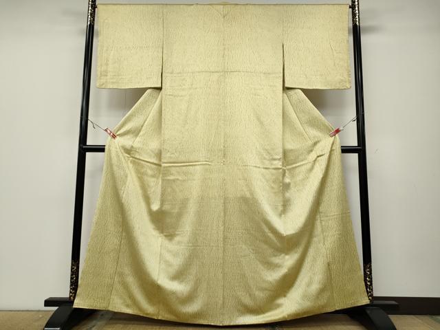 平和屋着物○名門 藤娘きぬたや・杢目絞り 正絹 逸品 CABA1816ut