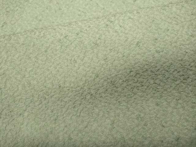 平和屋着物●上質な色無地　霞地紋　夏虫色　正絹　逸品　CABA1823ut