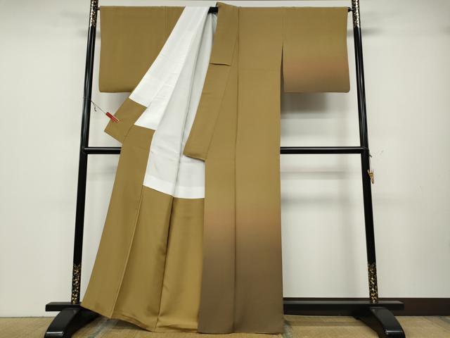 平和屋着物●訪問着　霞文　暈し染め　正絹　逸品　CABA1844ut