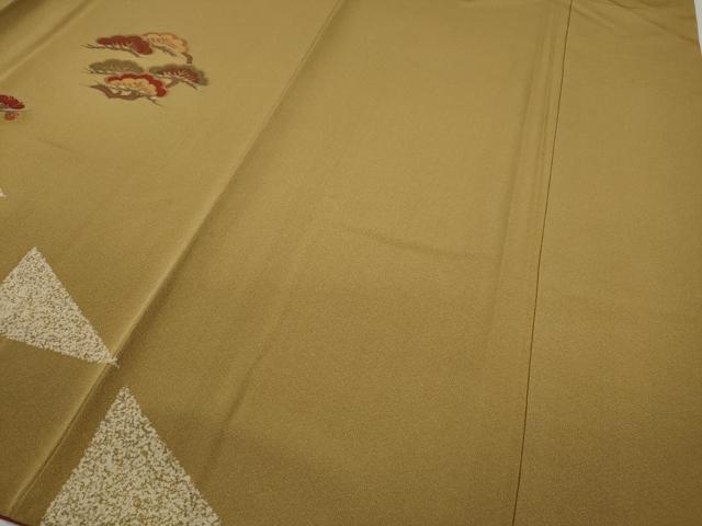 平和屋着物●訪問着　草花丸文　金彩　正絹　逸品　CABA1856ut