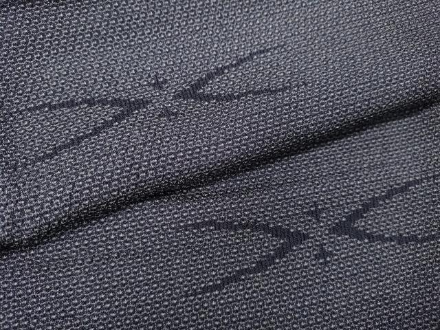 平和屋着物●本塩沢 110亀甲 吉祥文 正絹 逸品 CABA1867ut