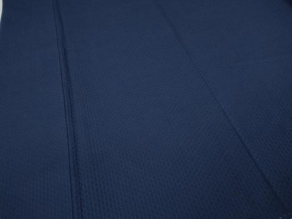 平和屋着物●上質な色無地 霞地紋 深縹色 正絹 逸品 未使用 CABA1883ut
