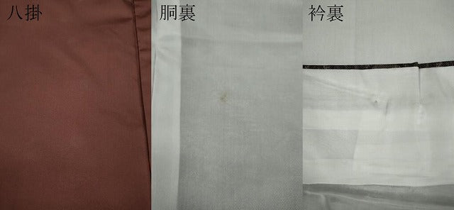 平和屋着物●本場大島紬 9マルキ 雲取り風景草木文 正絹 逸品 CABA1886ut