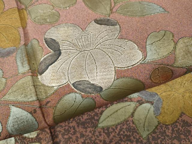 平和屋着物●訪問着　辻が花　シルエット　金彩　正絹　逸品　CABA1889ut
