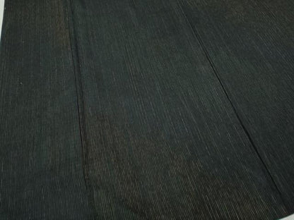 平和屋着物●上質な紬 縞 正絹 逸品 CABA1896ut