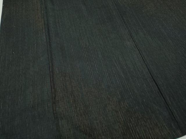 平和屋着物●上質な紬 縞 正絹 逸品 CABA1896ut