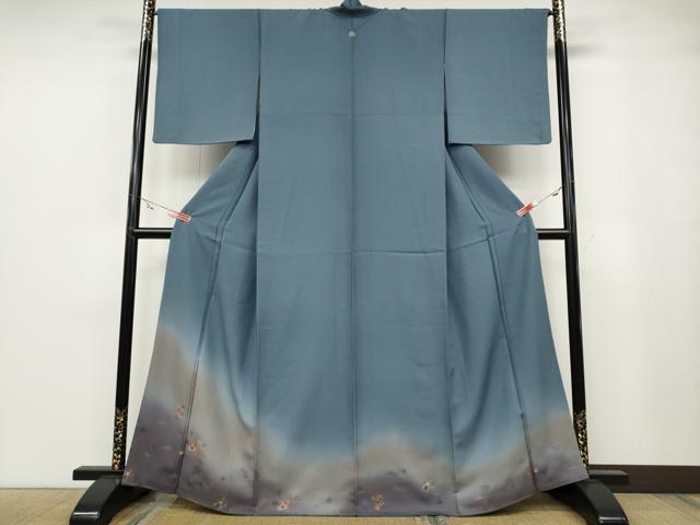 平和屋着物●豪華色留袖 流水芝草花文 暈し染め 金彩 阪急百貨店扱い 正絹 逸品 CABA1905ut