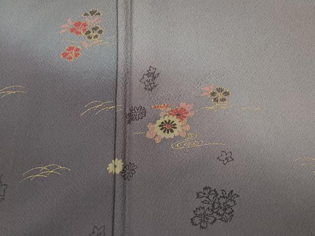 平和屋着物●豪華色留袖 流水芝草花文 暈し染め 金彩 阪急百貨店扱い 正絹 逸品 CABA1905ut