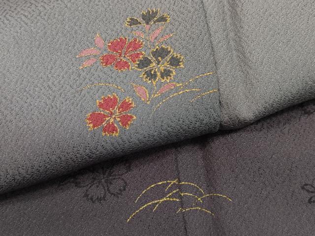 平和屋着物●豪華色留袖 流水芝草花文 暈し染め 金彩 阪急百貨店扱い 正絹 逸品 CABA1905ut