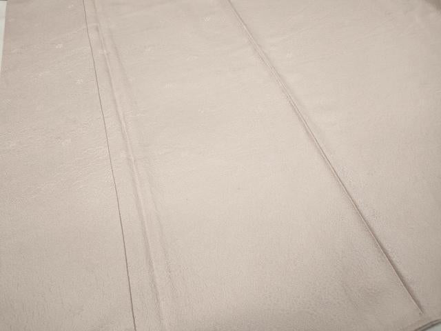 平和屋着物●上質な色無地　草花地紋　薄桜色　正絹　逸品　CABA1907ut