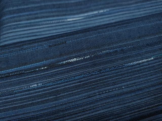 平和屋着物●上質な紬　横段文　正絹　逸品　CABA1910ut