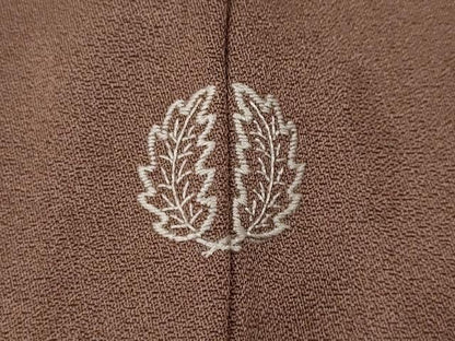 平和屋着物●訪問着　刺繍　蔦の葉文　暈し染め　金彩　正絹　逸品　CABA1946ut