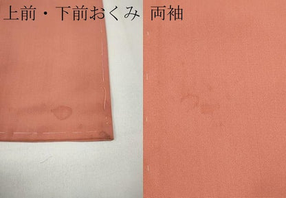 平和屋着物●訪問着 刺繍 蔦の葉花文 金彩 正絹 逸品 CABA1952ut