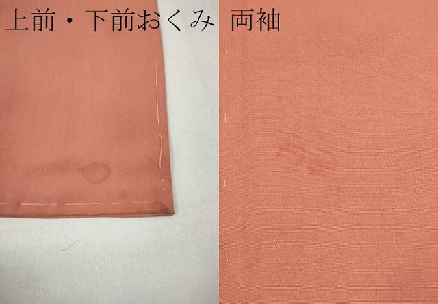 平和屋着物●訪問着 刺繍 蔦の葉花文 金彩 正絹 逸品 CABA1952ut