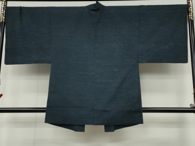 平和屋着物●男性　紬　アンサンブル　霞文　正絹　逸品　CABA1957ut