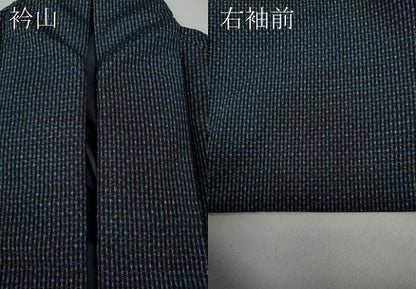 平和屋着物●男性　本場大島紬　アンサンブル　吉祥文　証紙付き　正絹　逸品　CABA1960ut