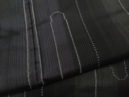 平和屋着物●上質な紬 エ霞間道 正絹 逸品 CABA1962ut
