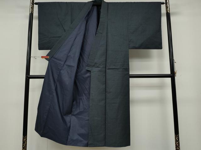 平和屋着物●男性 本場大島紬 80亀甲 総詰め 正絹 逸品 CABA1977ut