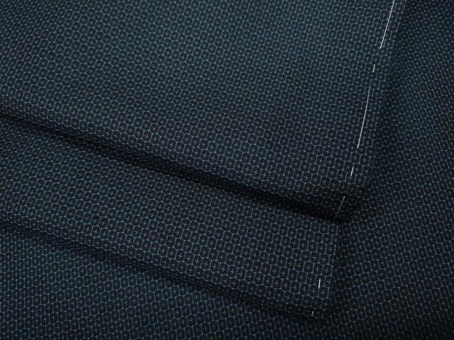 平和屋着物●男性 紬 120亀甲 正絹 逸品 未使用 CABA1978ut