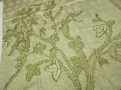 平和屋着物●訪問着　総絞り　草花文　正絹　逸品　CABA2000ut