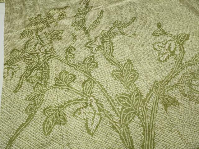 平和屋着物●訪問着　総絞り　草花文　正絹　逸品　CABA2000ut