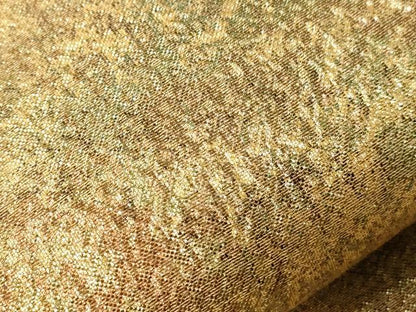 平和屋着物▼全通柄袋帯　霞文　金糸　正絹　逸品　CABA2018dy