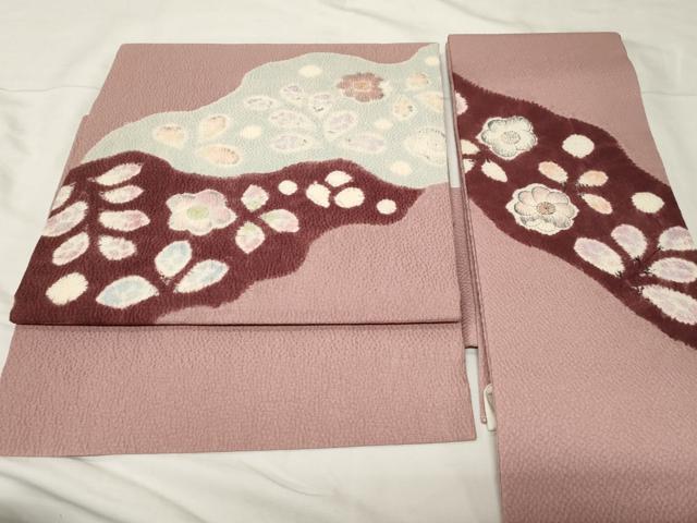 平和屋着物●つけ帯 絞り 辻が花 正絹 逸品 未使用 CABA2169dy