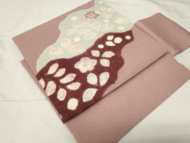 平和屋着物●つけ帯 絞り 辻が花 正絹 逸品 未使用 CABA2169dy