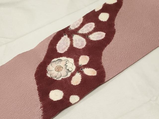 平和屋着物●つけ帯 絞り 辻が花 正絹 逸品 未使用 CABA2169dy