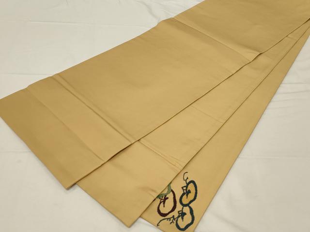 平和屋着物●太鼓柄袋帯 すくい織 人物文 金糸 三越扱い 正絹 逸品 CABA2285dy