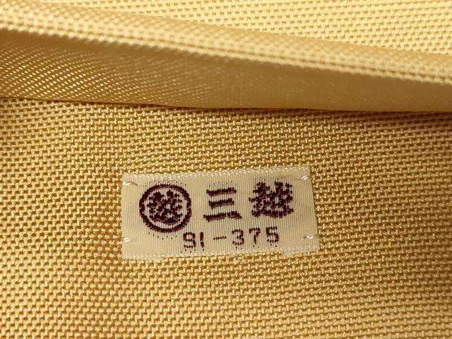 平和屋着物●太鼓柄袋帯 すくい織 人物文 金糸 三越扱い 正絹 逸品 CABA2285dy