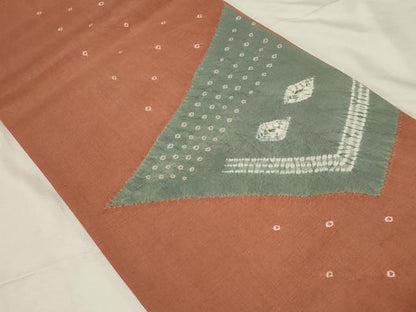 平和屋着物●全通柄袋帯　紬地　絞り　吉祥丸文　正絹　逸品　CABA2293dy