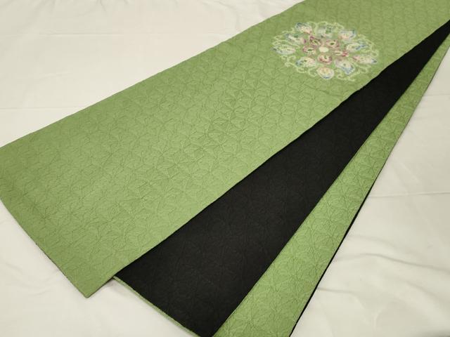 平和屋着物●両面　太鼓柄袋帯　絞り　正倉院　正絹　逸品　未使用　CABA2315dy